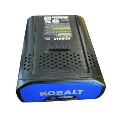 7-Position single lever height adjuster for the perfect cut on all grass types. . Kobalt 40v battery 5ah